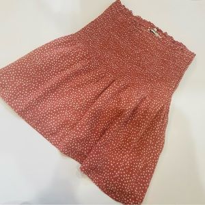 Cute a&f mini skirt with dots, simple fit